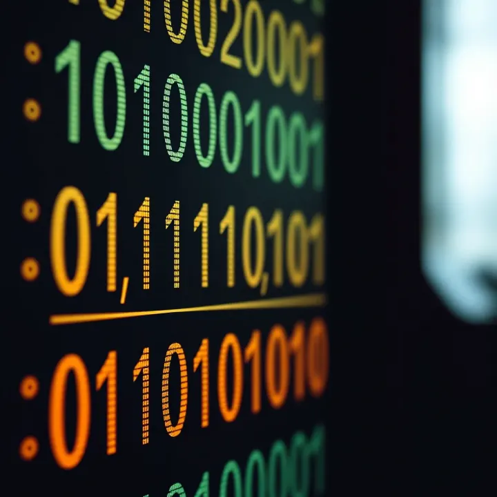 Binary Digits Aligned for Addition with Carry-Over Diagram showing binary digits aligned for addition with carry-over values highlighted
