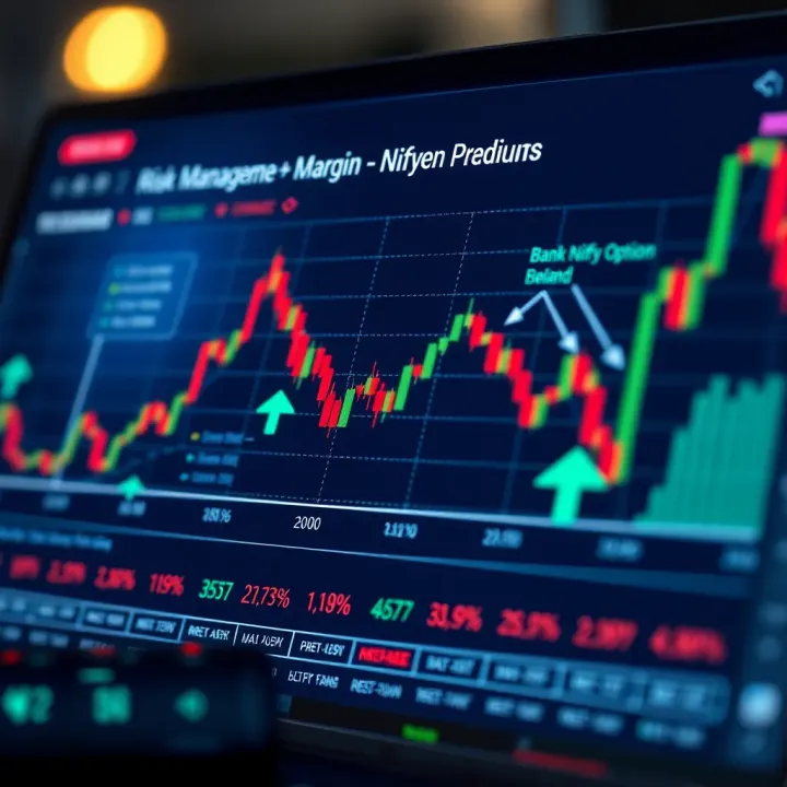Chart illustrating risk management and margin requirements for Bank Nifty options trading