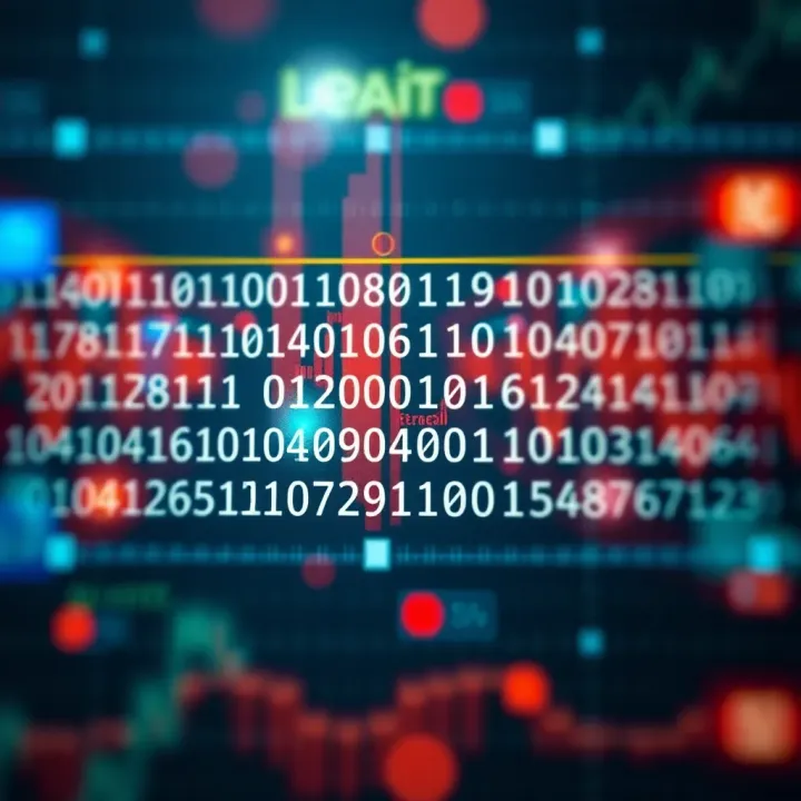 Diagram illustrating the binary alphabet with bits representing digital data