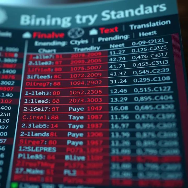 Common Encoding Standards for Binary Text Translation Chart showing common encoding standards used in binary to text translation