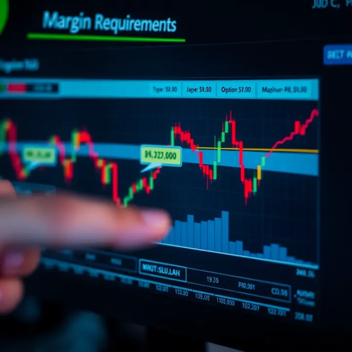 Chart illustrating different types of margin requirements for options trading in India