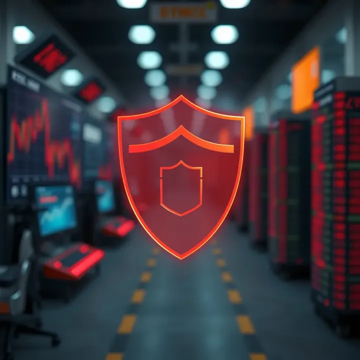 Security shield icon representing protection features in online trading applications