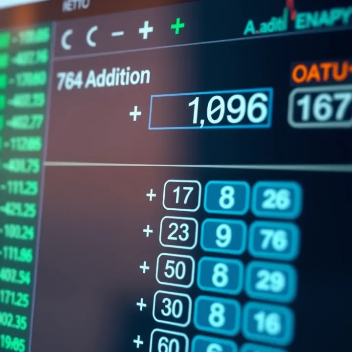 Interface of a Binary Addition Calculator for Digital Computations Screenshot of an online binary addition calculator interface showing input and output fields