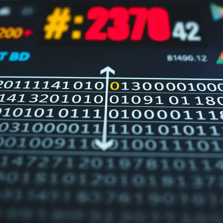 Diagram showing conversion from octal to binary number system with numbers and arrows